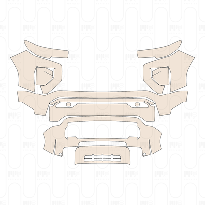 Pre-Cut PPF GMC Canyon AT4 2024