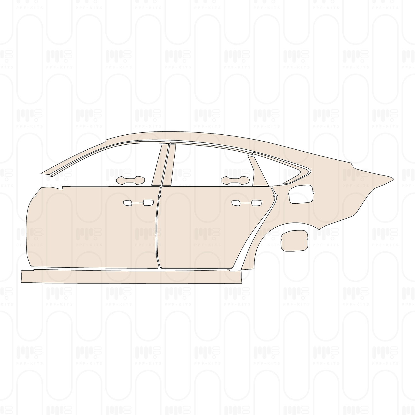 Pre-Cut PPF Honda Accord 2025