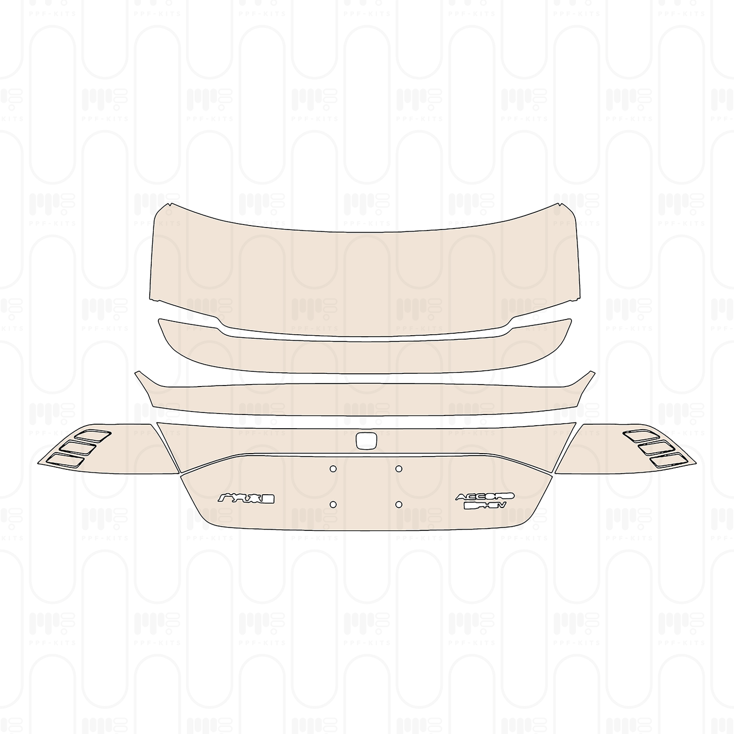 Pre-Cut PPF Honda Accord 2025
