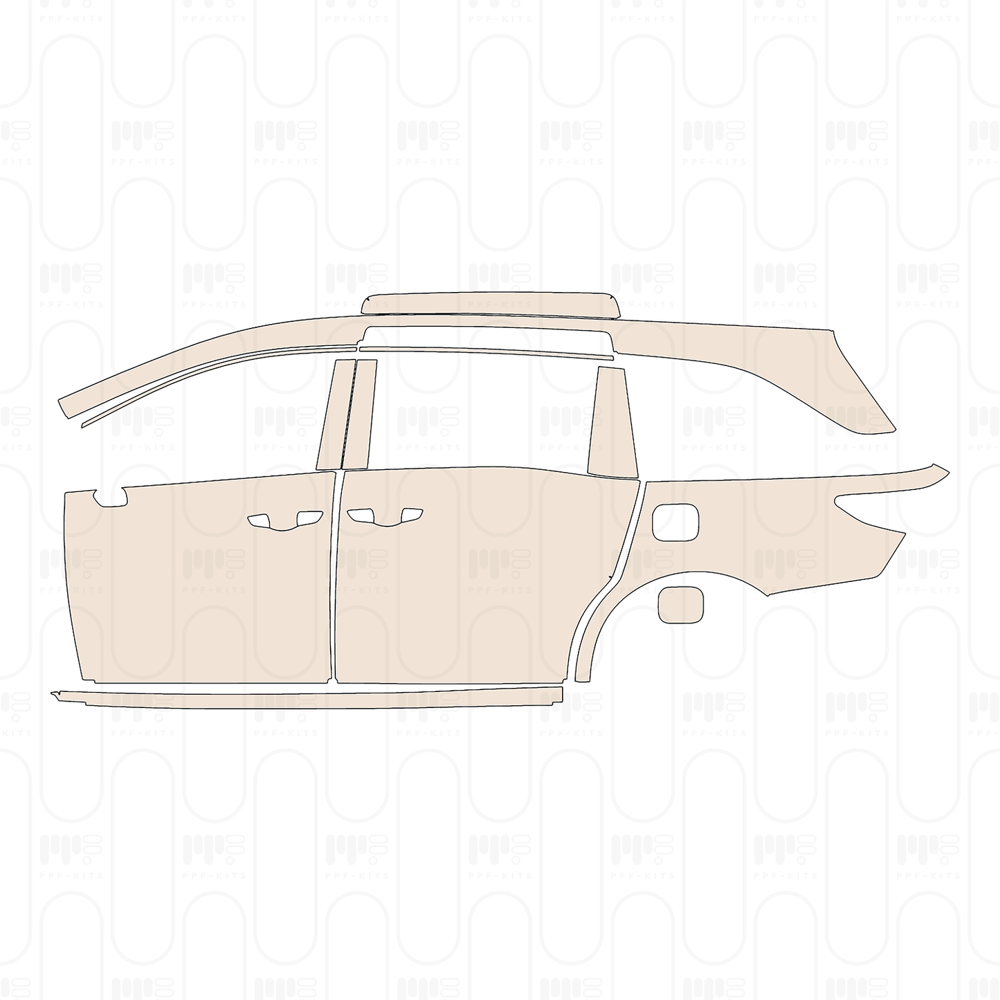 Pre-Cut PPF Honda Odyssey 2022
