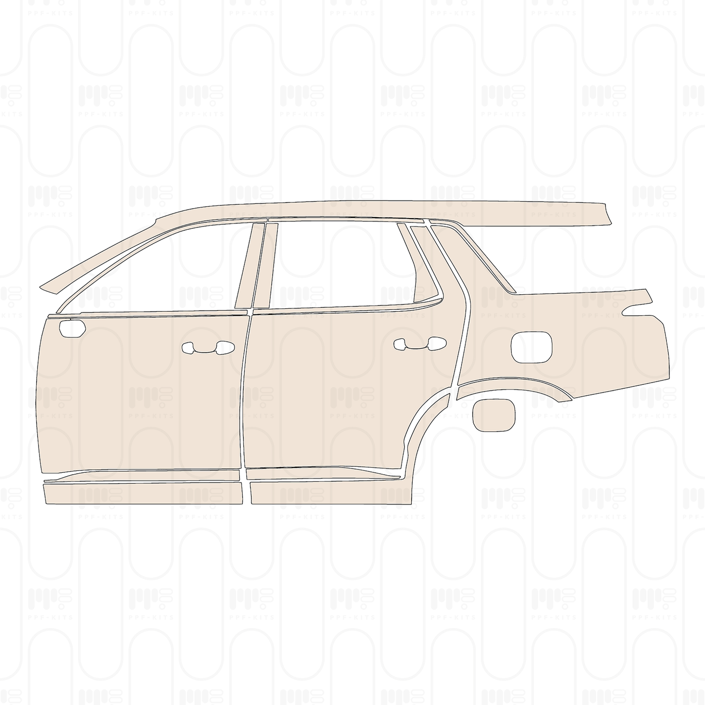 Pre-Cut PPF Hyundai Palisade XRT 2023