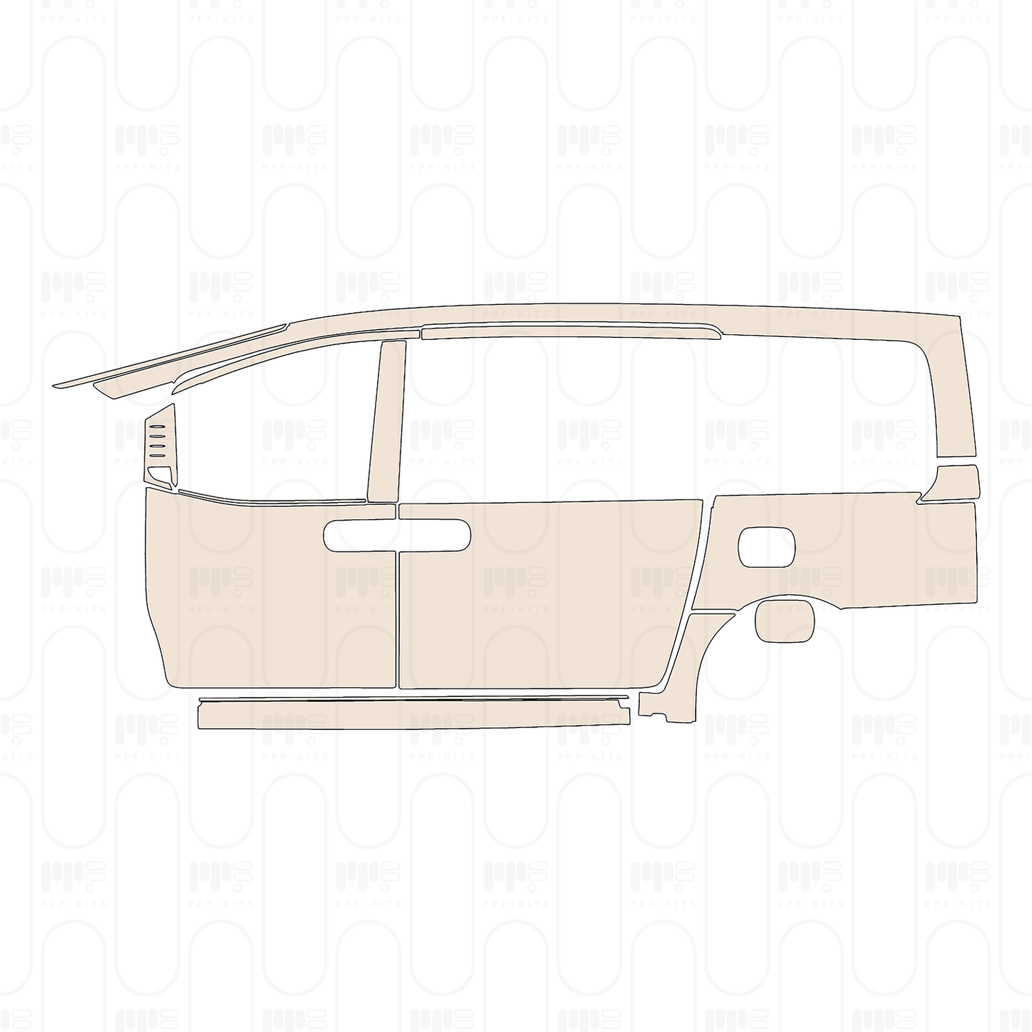 Pre-Cut PPF Hyundai Staria Base 2022