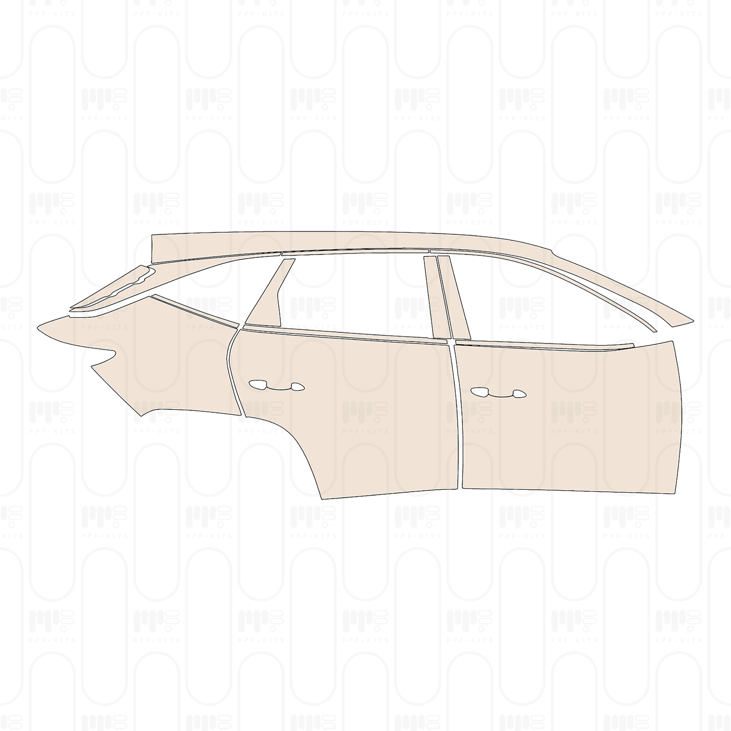 Pre-Cut PPF Hyundai Tucson L (CN) Base 2022