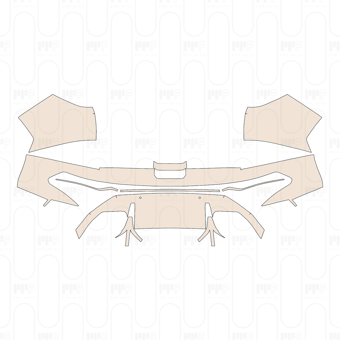 Pre-Cut PPF Hyundai Tucson L (CN) Base 2022