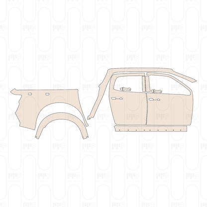 Pre-Cut PPF ISUZU D-MAX V-CROSS 2023