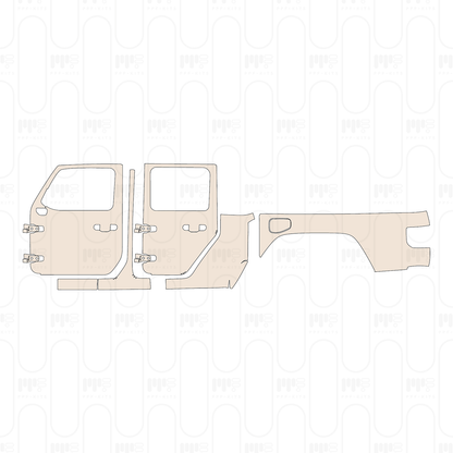 Pre-Cut PPF JEEP Gladiator Mojave 2022