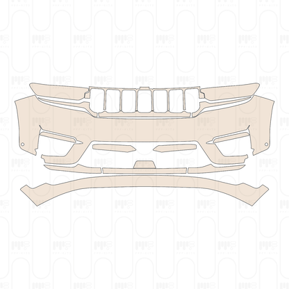 Pre-Cut PPF JEEP Grand Cherokee Grand Cherokee (2-row) Summit 2022