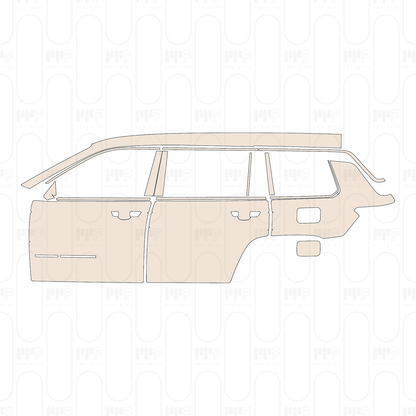 Pre-Cut PPF JEEP Grand Cherokee Grand Cherokee L (3-row) Altitude 2022