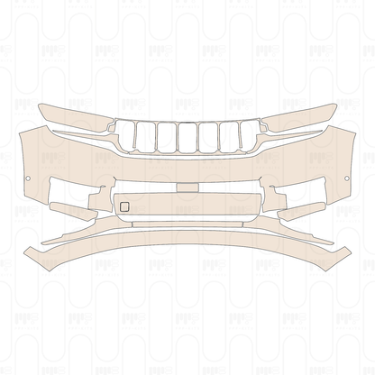 Pre-Cut PPF JEEP Grand Cherokee Grand Cherokee L (3-row) Summit 2022