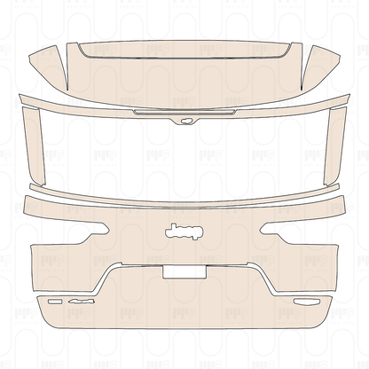 Pre-Cut PPF JEEP Grand Cherokee Grand Cherokee L (3-row) Summit 2022