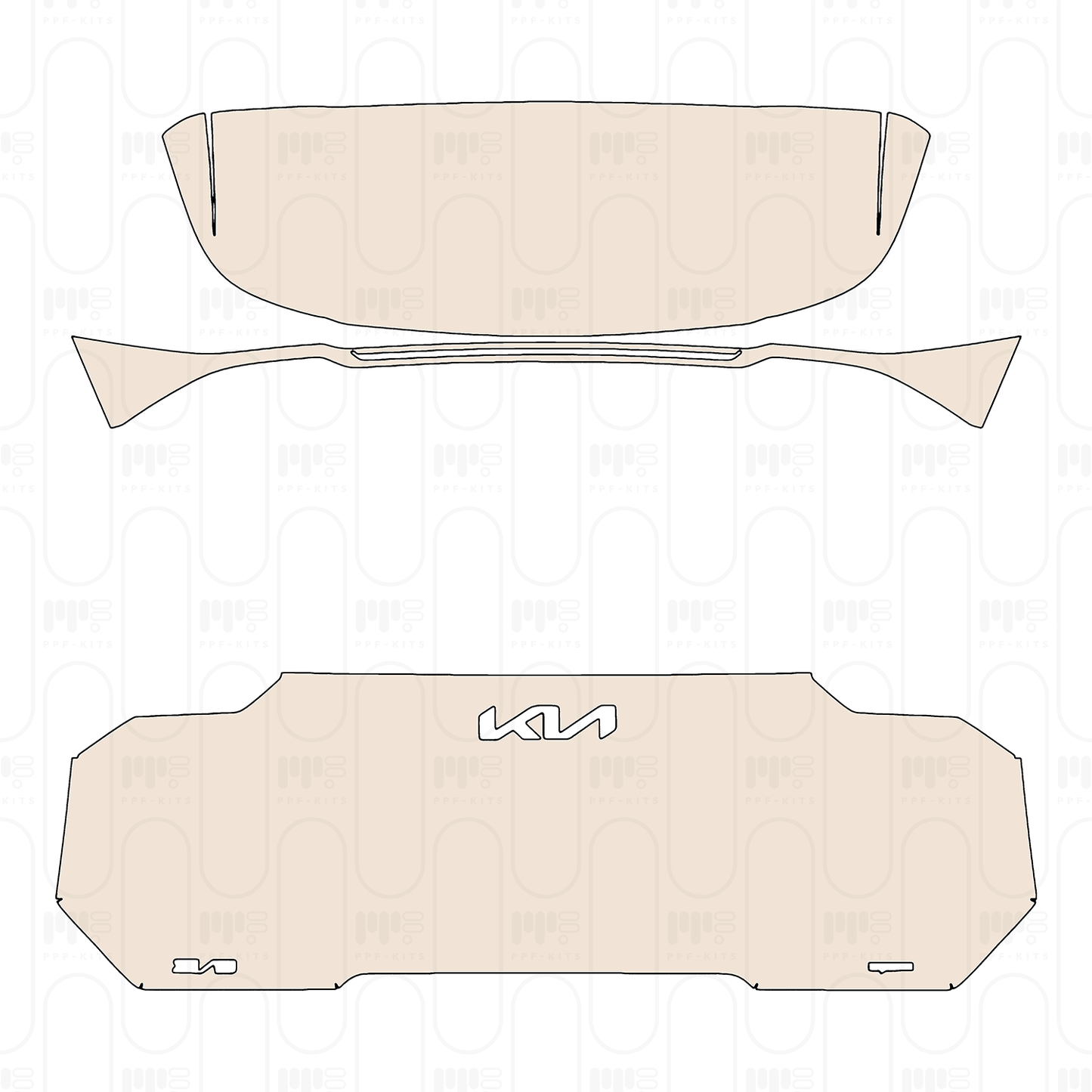 Pre-Cut PPF KIA EV9 GT-Line 2024
