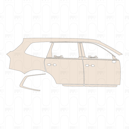 Pre-Cut PPF KIA Telluride LX 2022