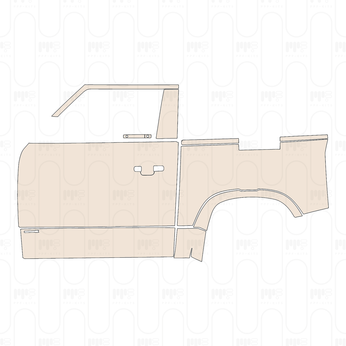Pre-Cut PPF Land Rover Defender 90 X 2023
