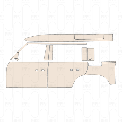 Pre-Cut PPF Land Rover Defender 110 Base 2022