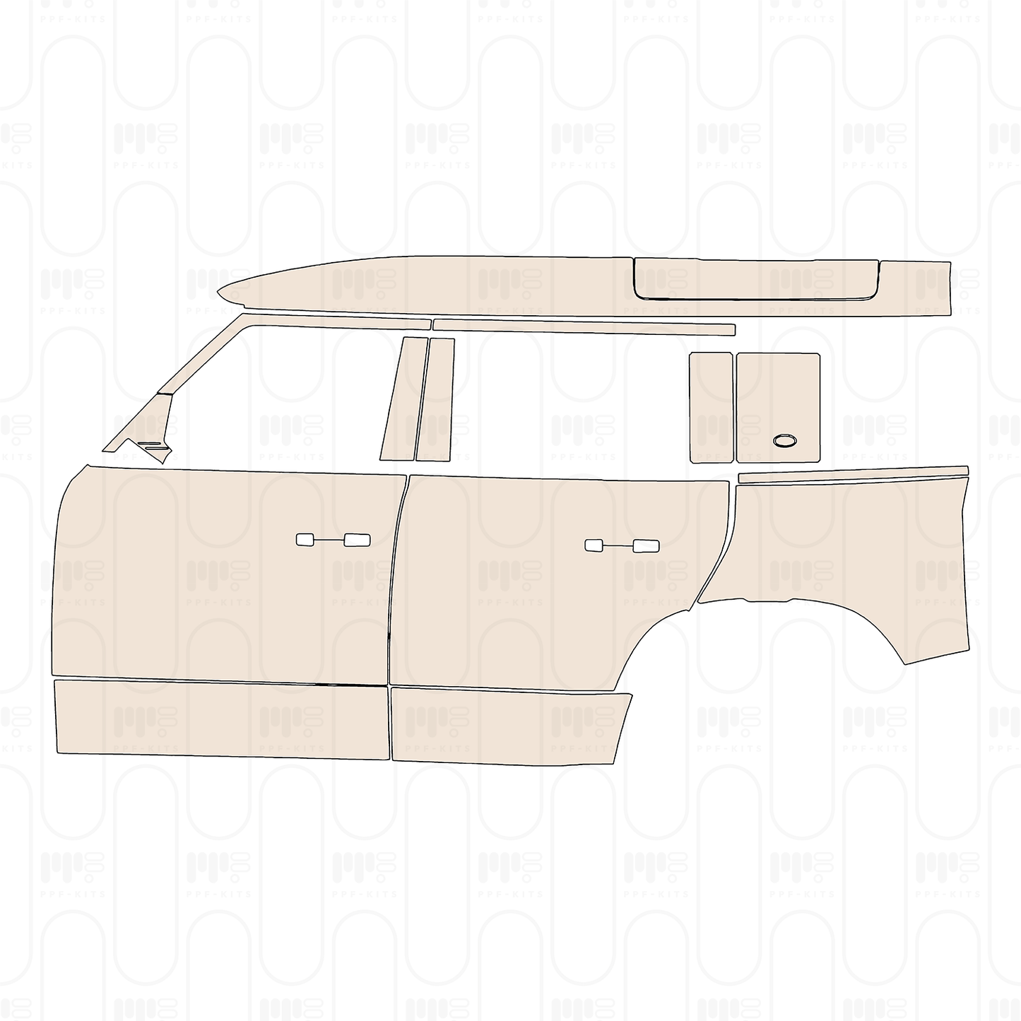 Pre-Cut PPF Land Rover Defender 110 Diablo Special Edition (China only) 2022