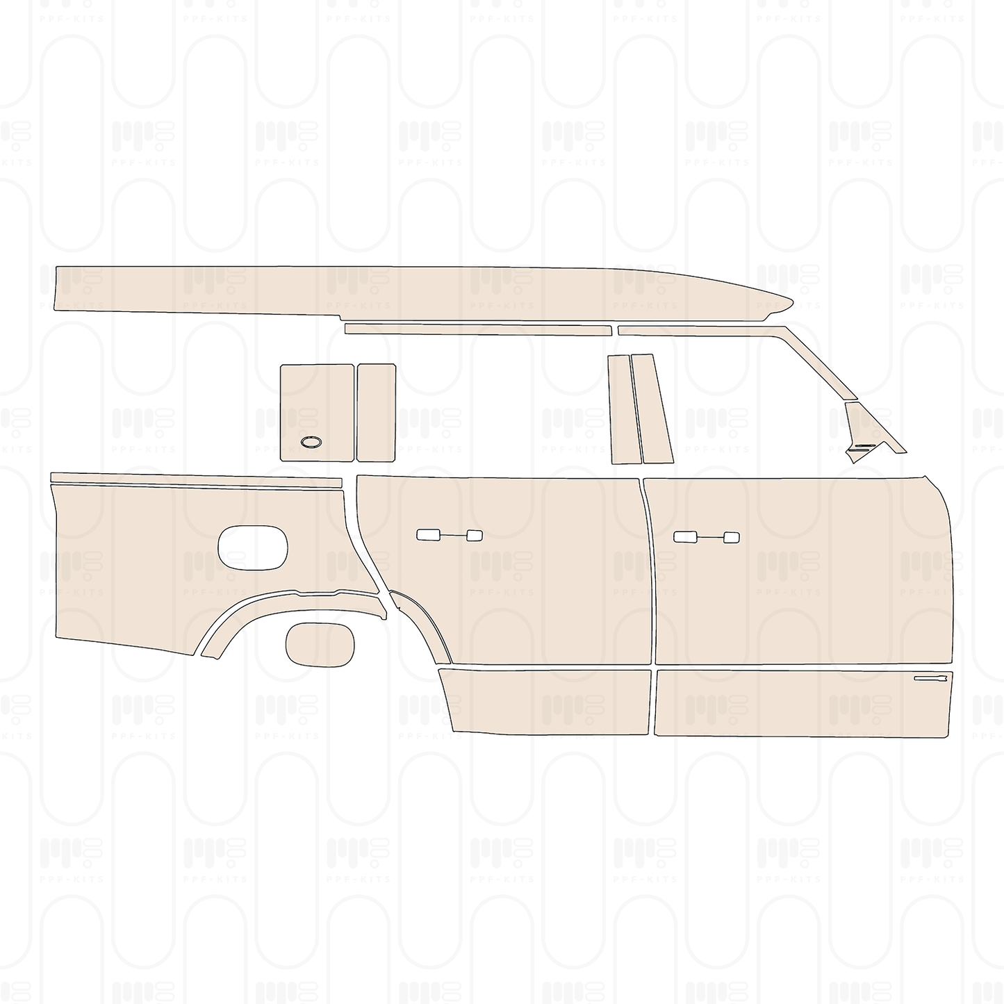 Pre-Cut PPF Land Rover Defender 130 X 2023