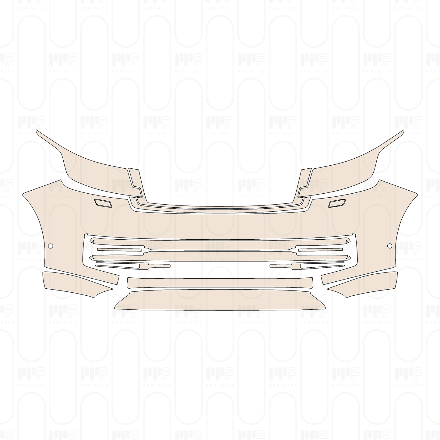 Pre-Cut PPF Land Rover Range Rover Standard Wheelbase Base 2025