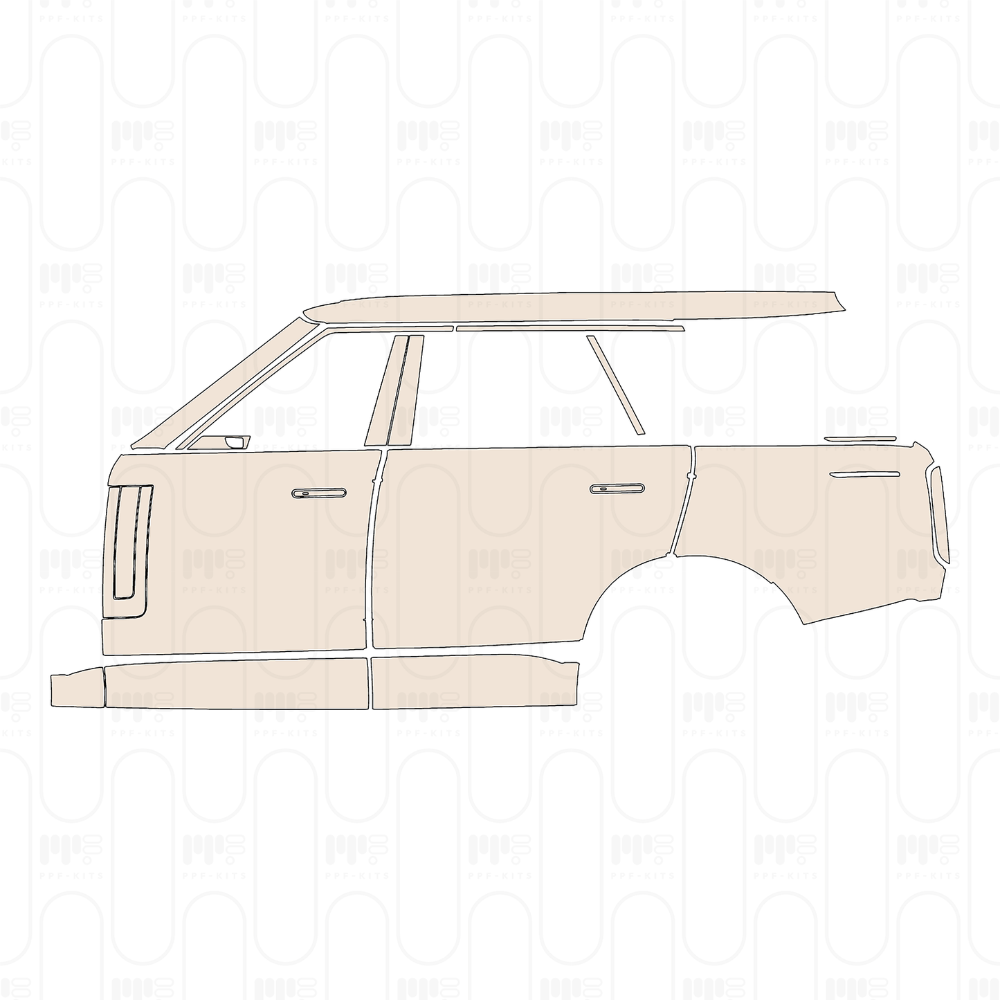 Pre-Cut PPF Land Rover Range Rover Extended Wheelbase SV 2024