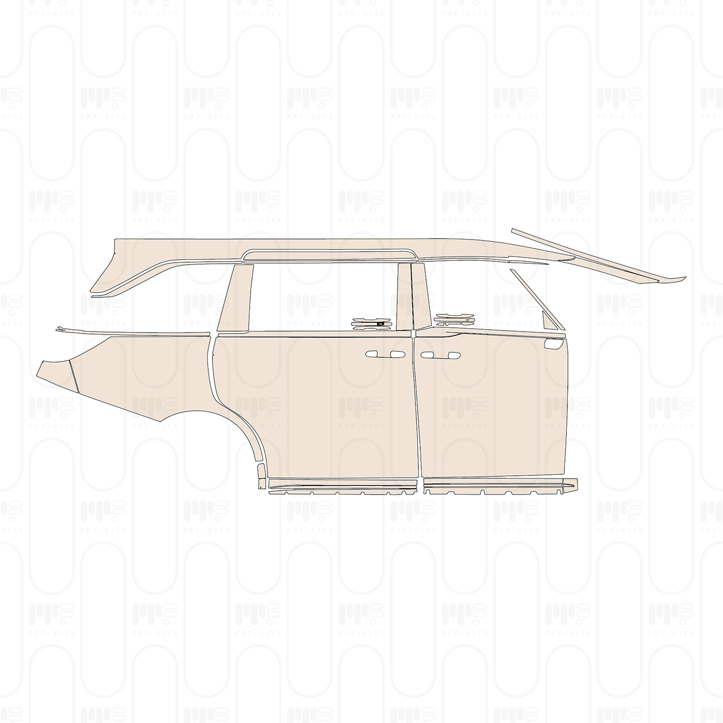 Pre-Cut PPF Lexus LM 2025