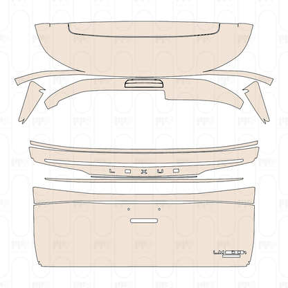 Pre-Cut PPF Lexus LM 2025
