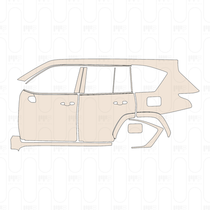 Pre-Cut PPF Lexus LX Luxury 2022