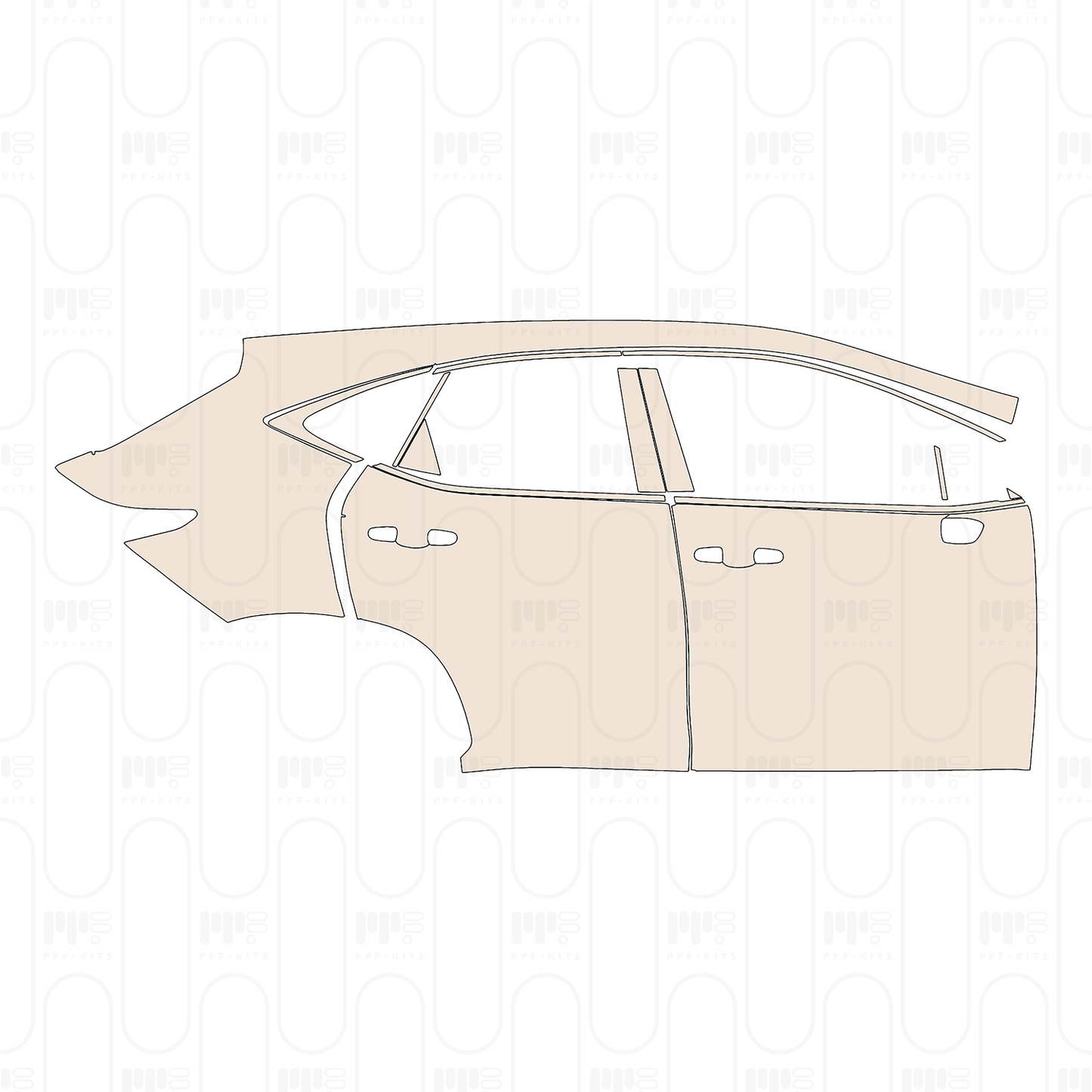 Pre-Cut PPF Lexus NX Base 2022