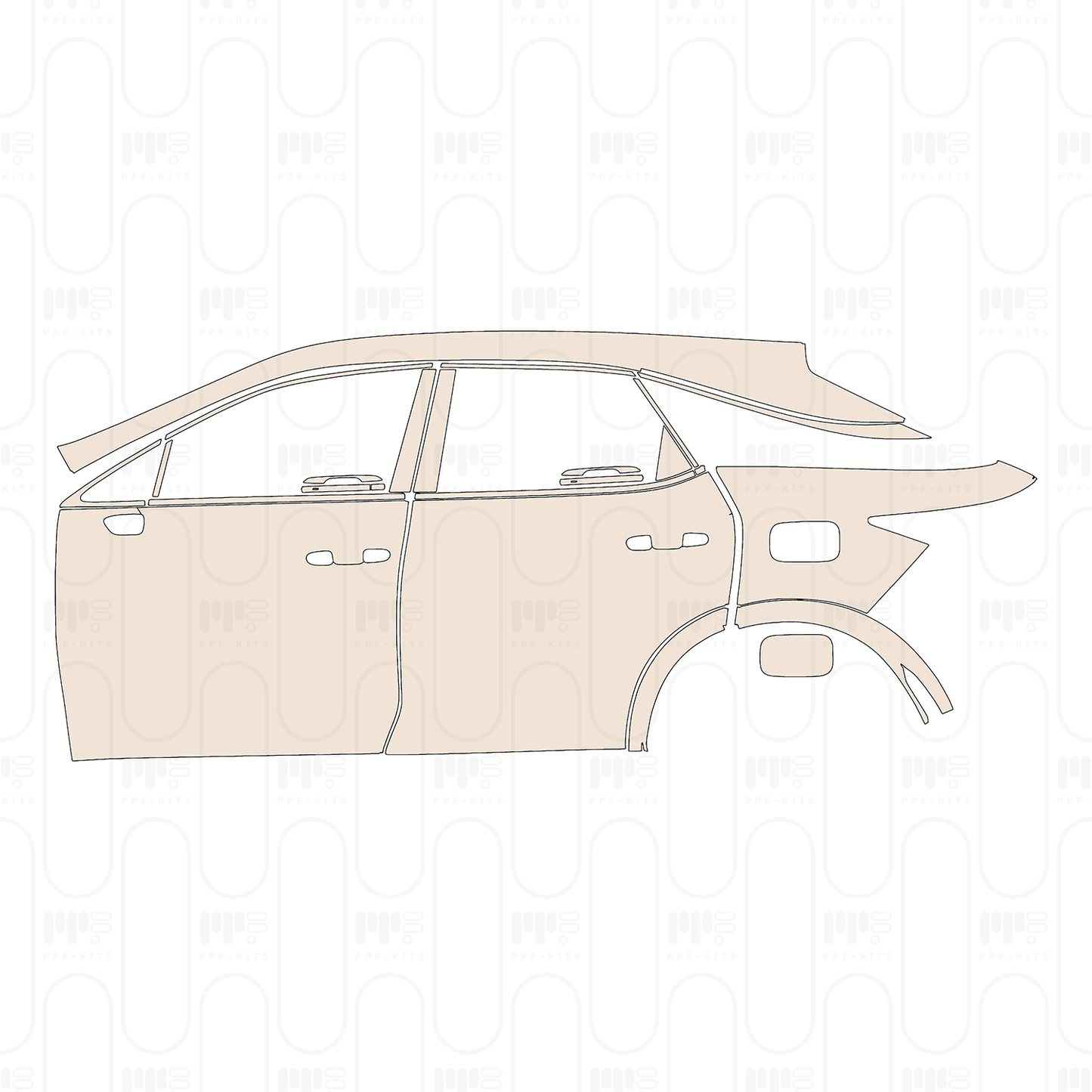 Pre-Cut PPF Lexus RX (SWB) Base 2023