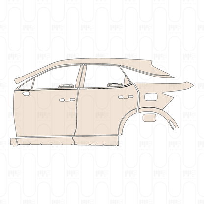 Pre-Cut PPF Lexus RX (SWB) F-Sport 2023