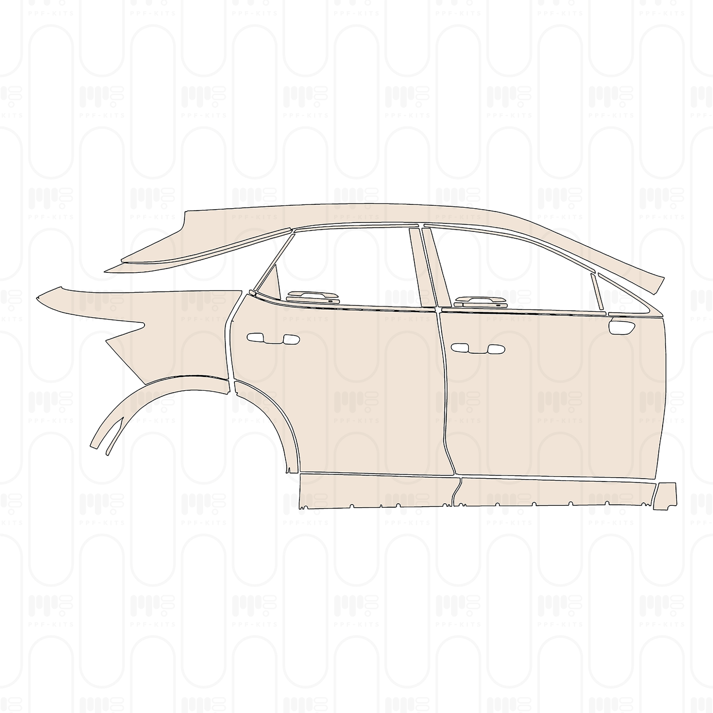 Pre-Cut PPF Lexus RX (SWB) F-Sport 2023