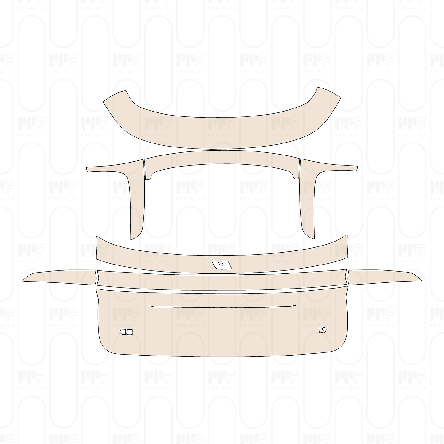 Pre-Cut PPF Li Auto L9 2023