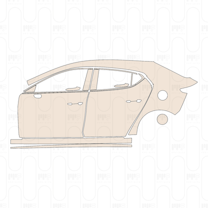 Pre-Cut PPF Mazda Axela (Mazda 3) Hatchback 2022