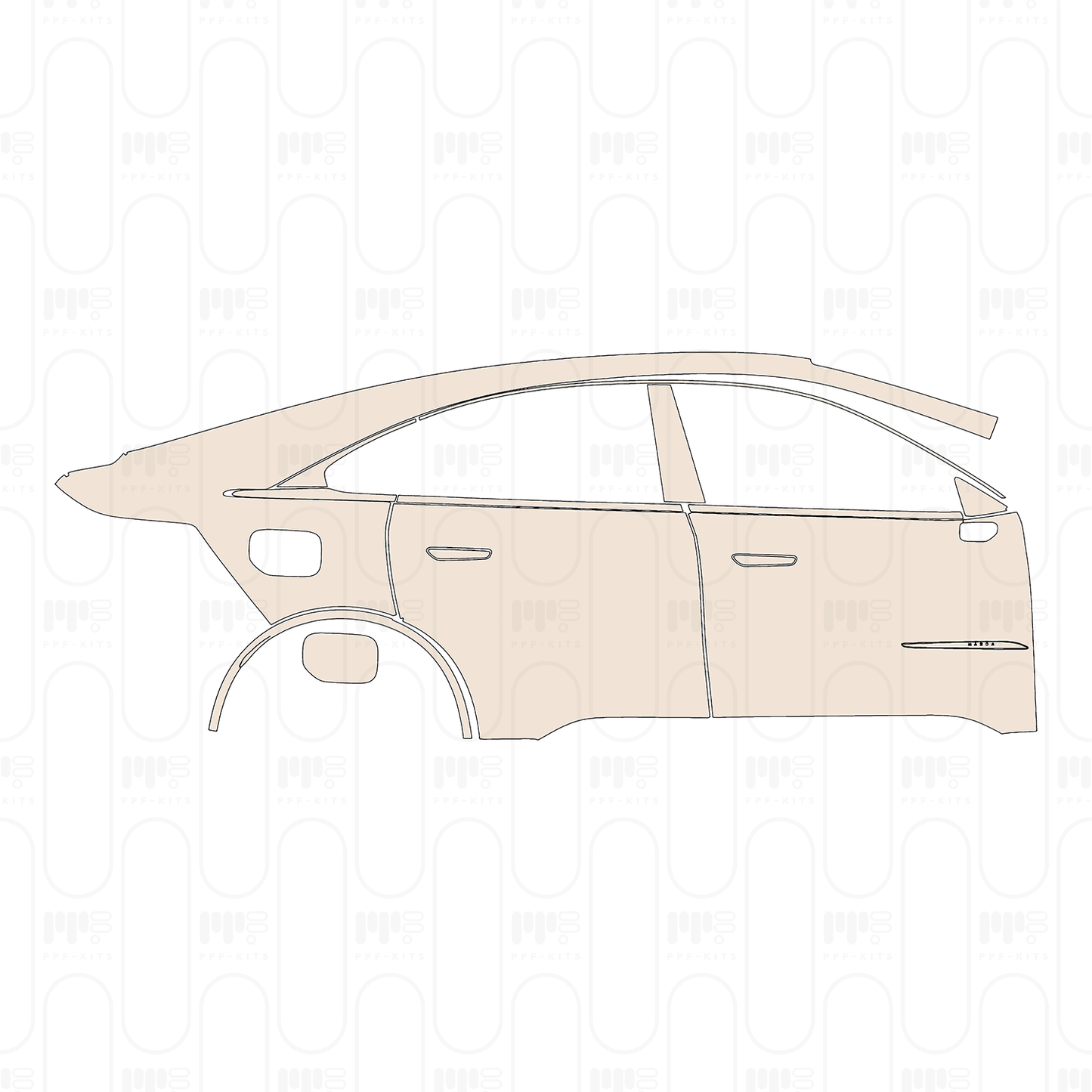 Pre-Cut PPF Mazda EZ-6 Range Extended 2025