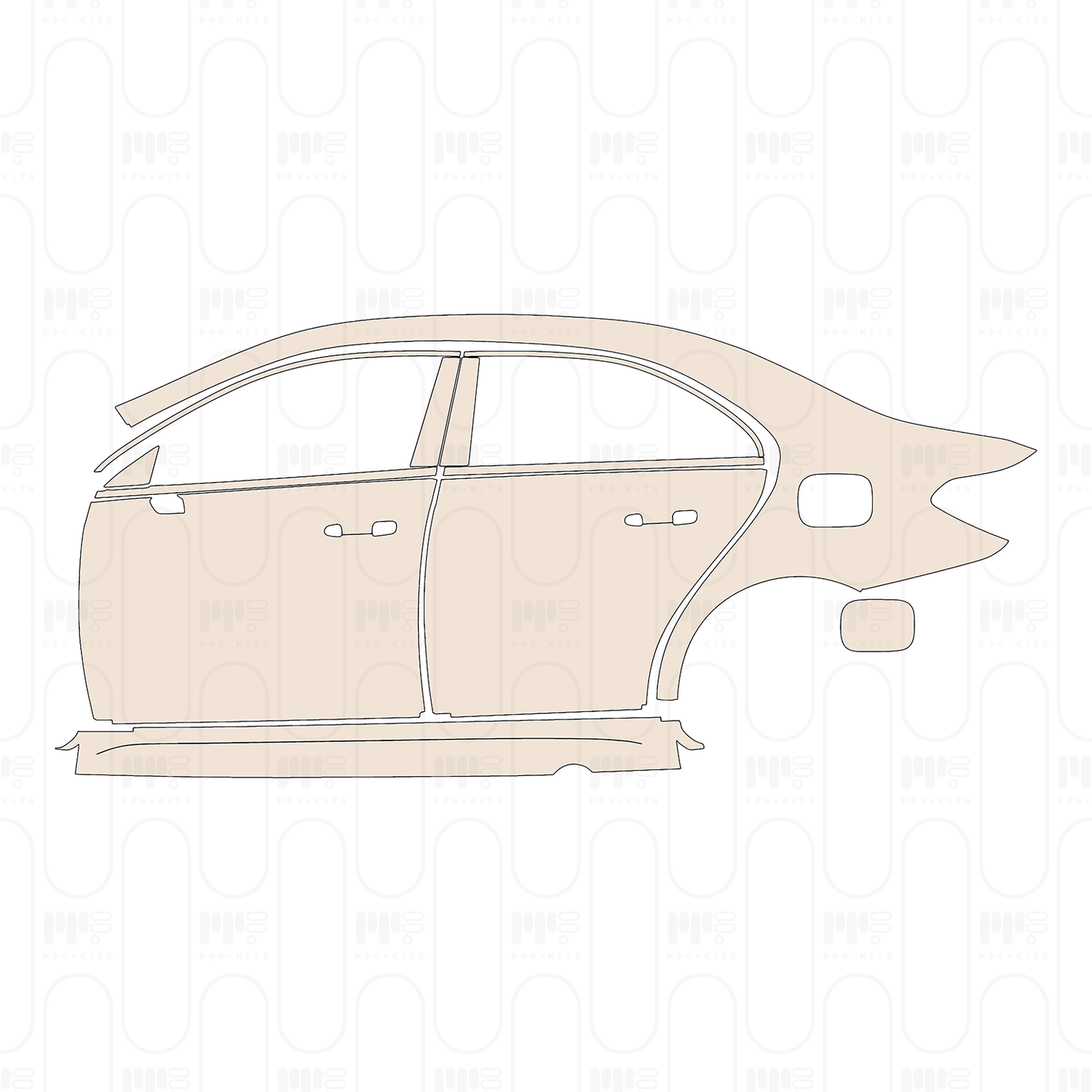 Pre-Cut PPF Mercedes-Benz A Class Sedan AMG A 35 2022