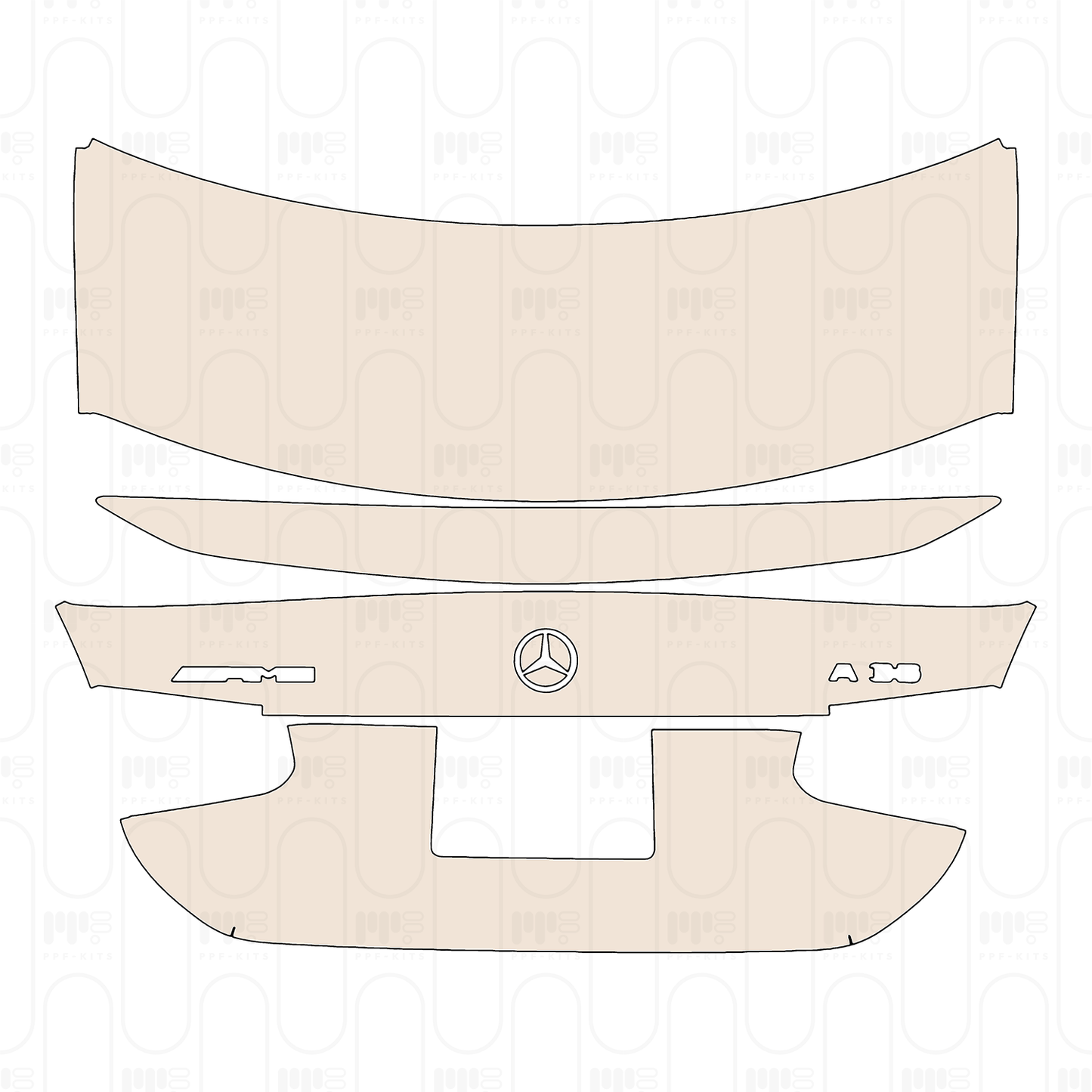 Pre-Cut PPF Mercedes-Benz A Class Sedan AMG A 35 2022