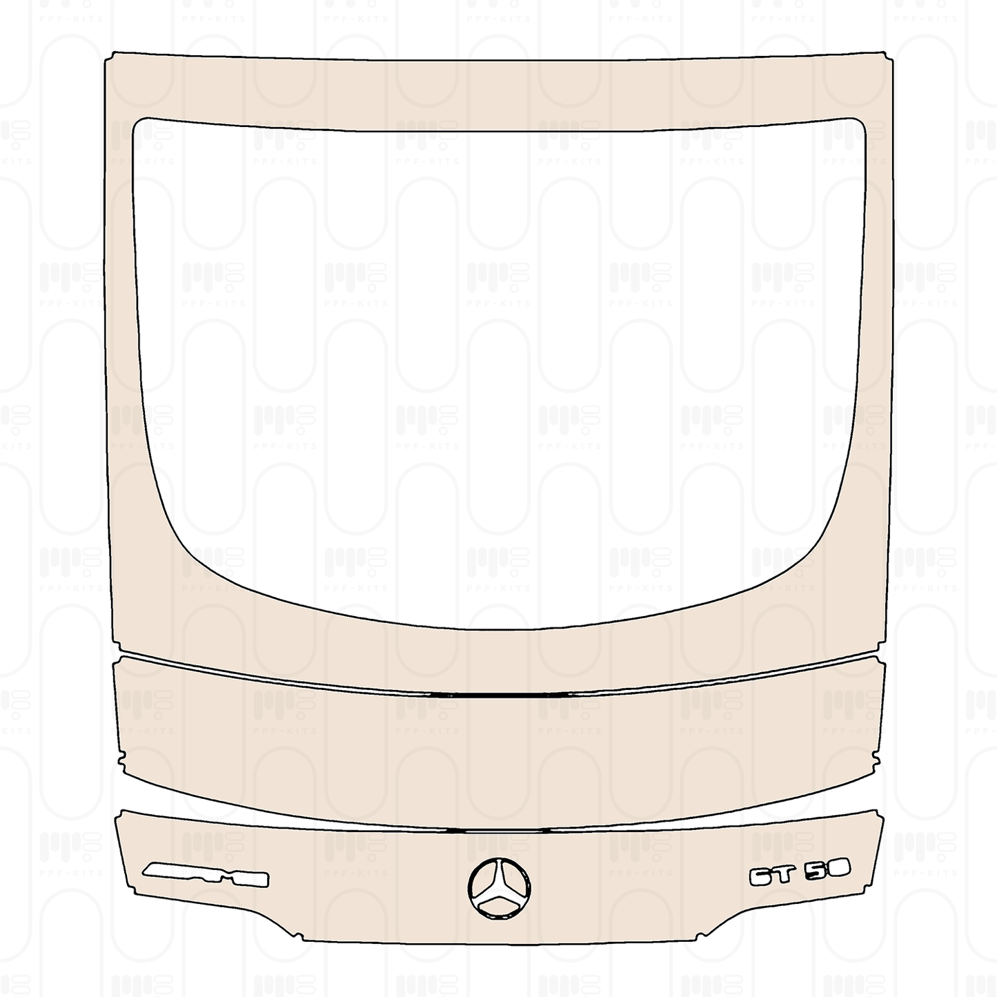 Pre-Cut PPF Mercedes-Benz AMG GT 4-Door 53 2023
