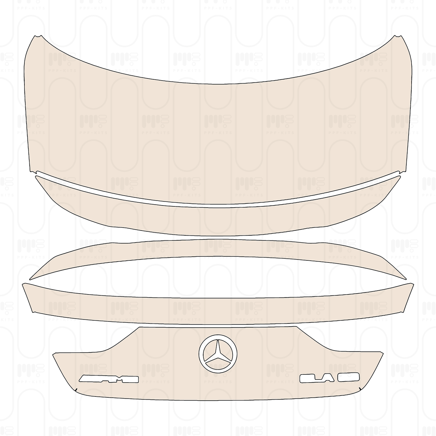 Pre-Cut PPF Mercedes-Benz CLA Coupe AMG CLA 35 2024