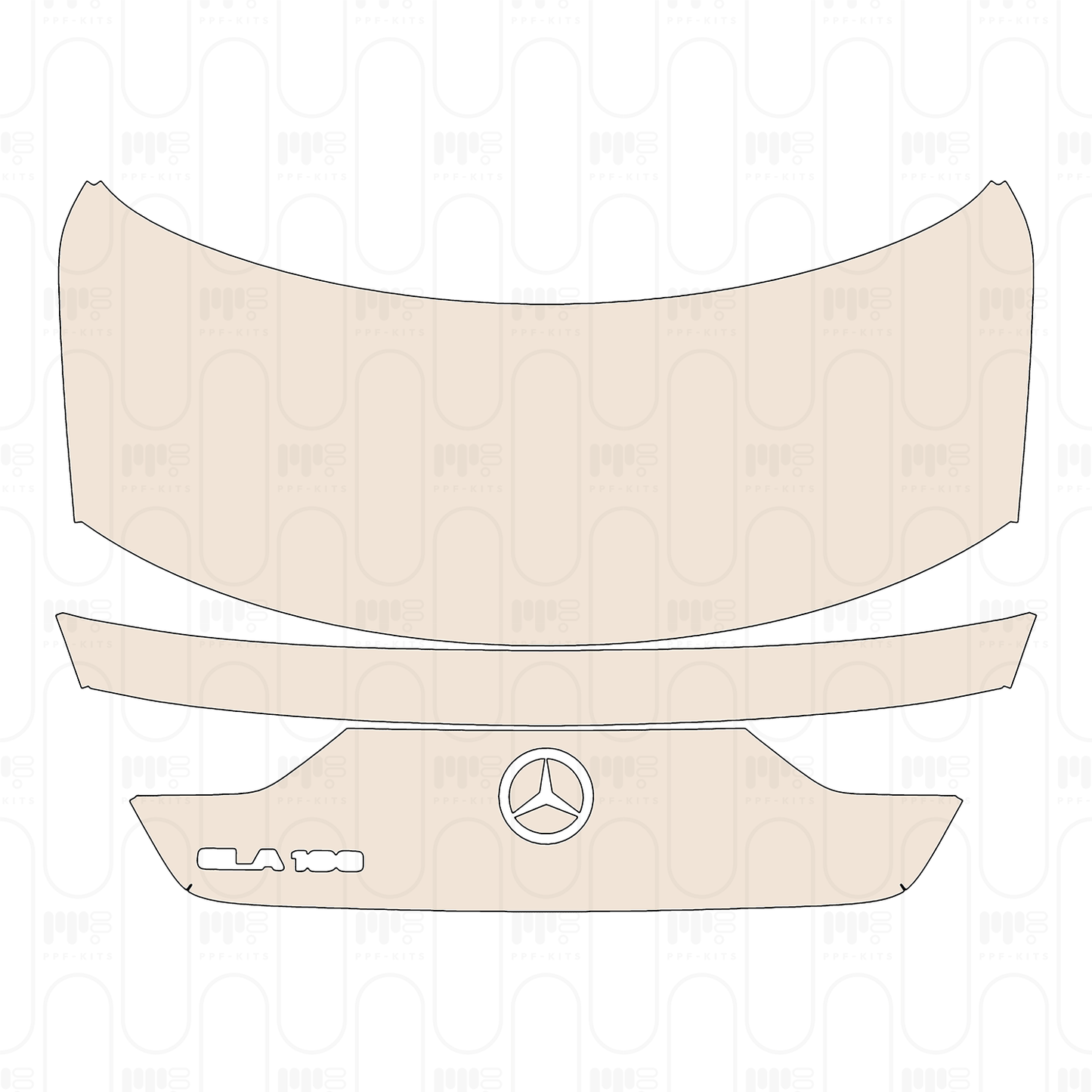Pre-Cut PPF Mercedes-Benz CLA Coupe Base 2022