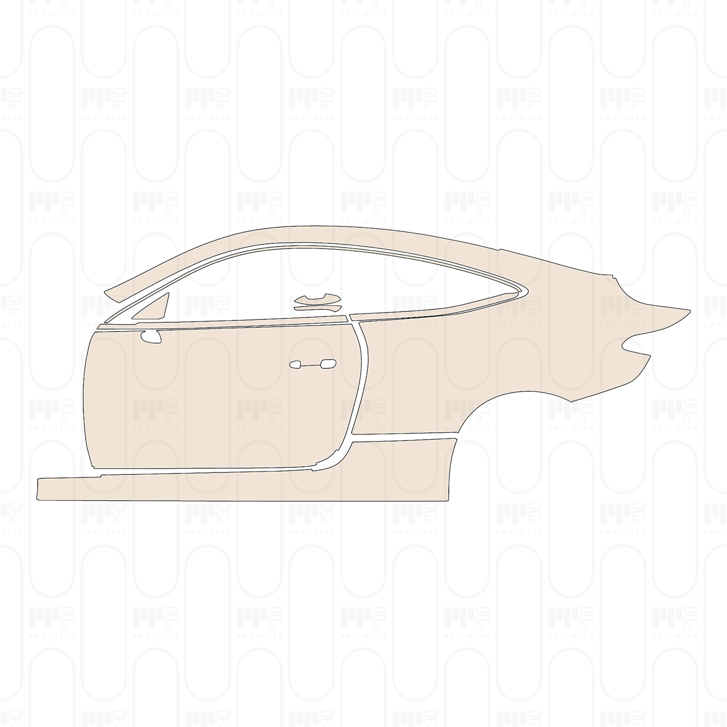 Pre-Cut PPF Mercedes-Benz CLE Coupe Base 2025