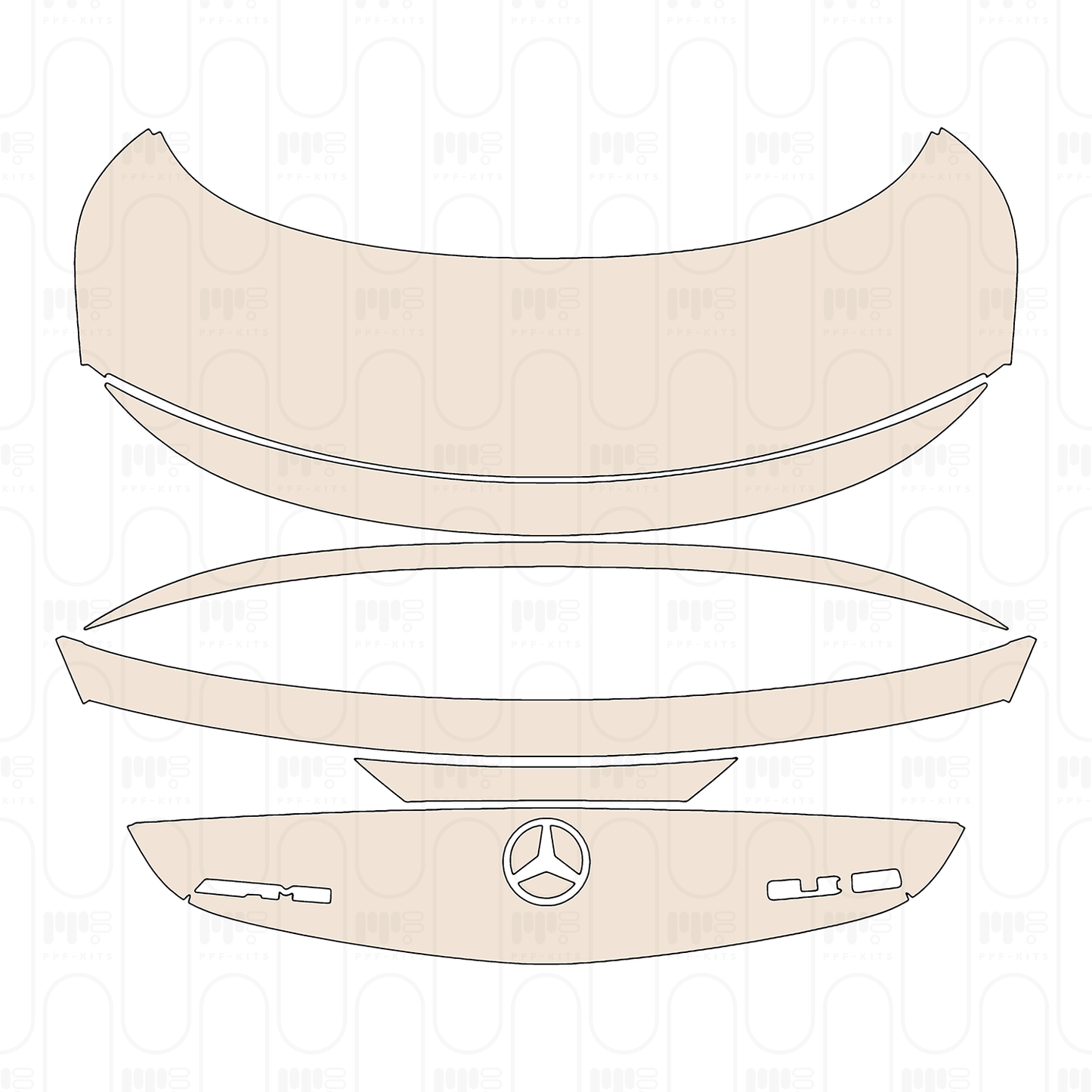 Pre-Cut PPF Mercedes-Benz CLE Coupe AMG CLE 53 2024