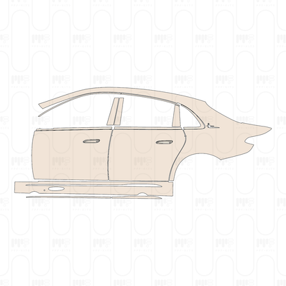 Pre-Cut PPF Mercedes-Benz E Class Sedan AMG-Line Extended Wheelbase 2024