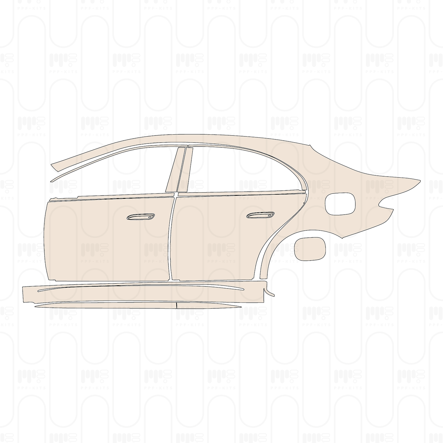 Pre-Cut PPF Mercedes-Benz E Class Sedan AMG E53 2024