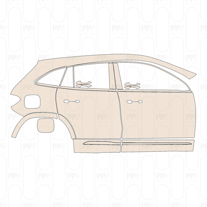 Pre-Cut PPF Mercedes-Benz EQA (CN) Base 2022