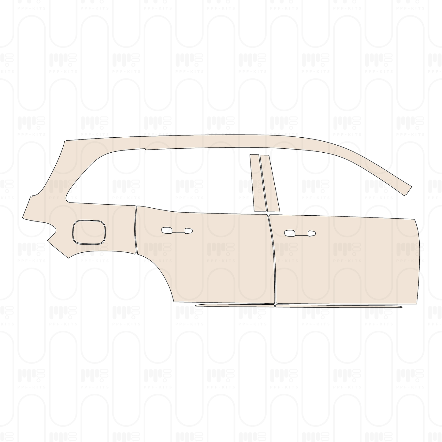 Pre-Cut PPF Mercedes-Benz EQB AMG-Line 2022