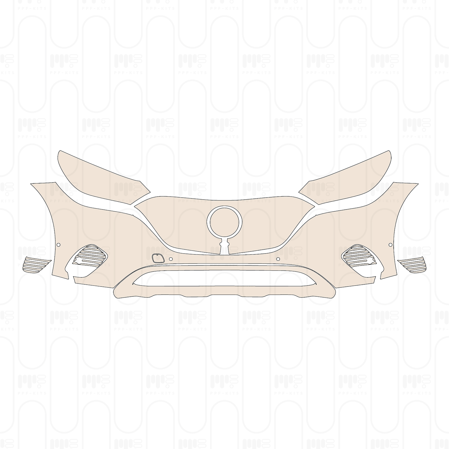 Pre-Cut PPF Mercedes-Benz EQE SUV Base 2023