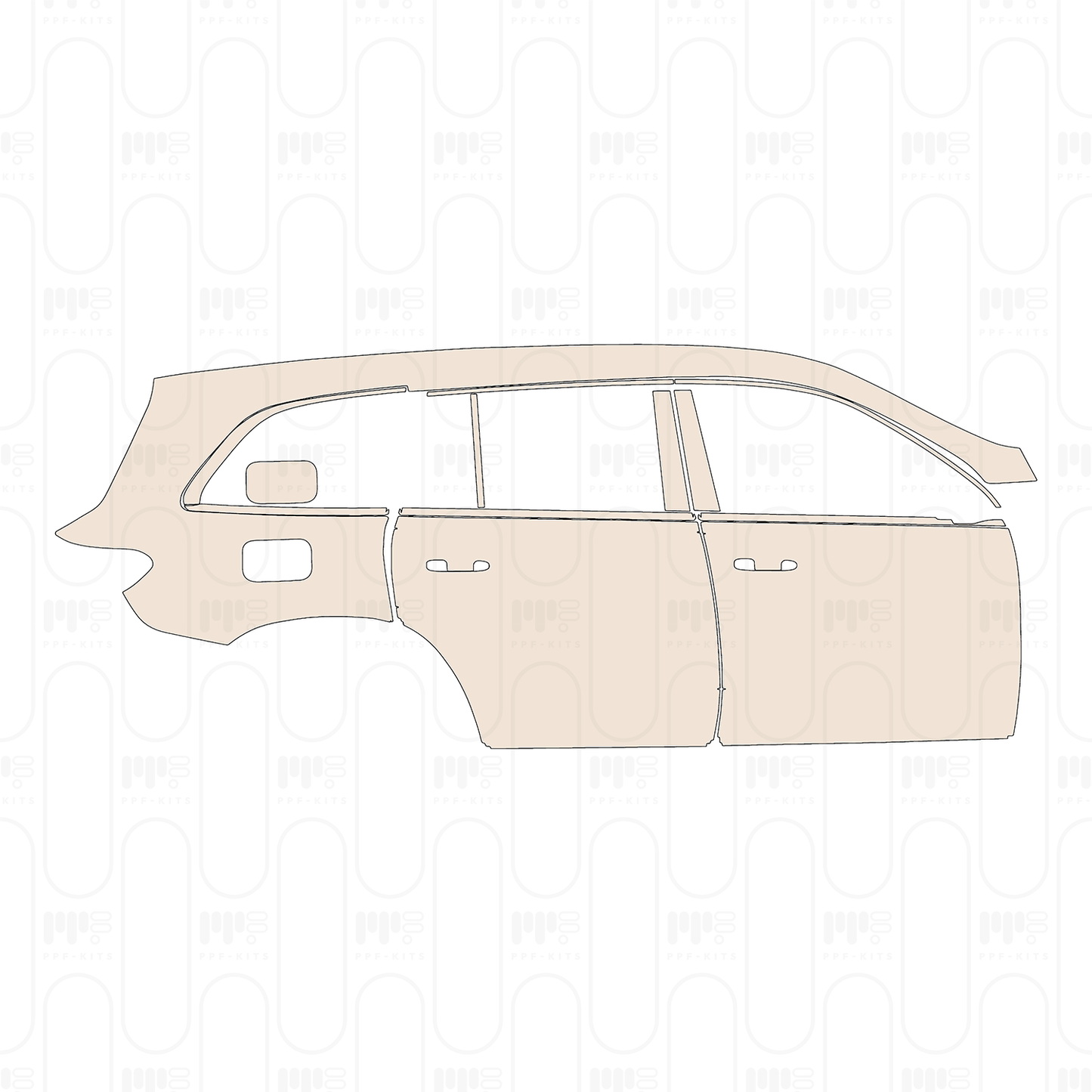 Pre-Cut PPF Mercedes-Benz GLS Base 2022