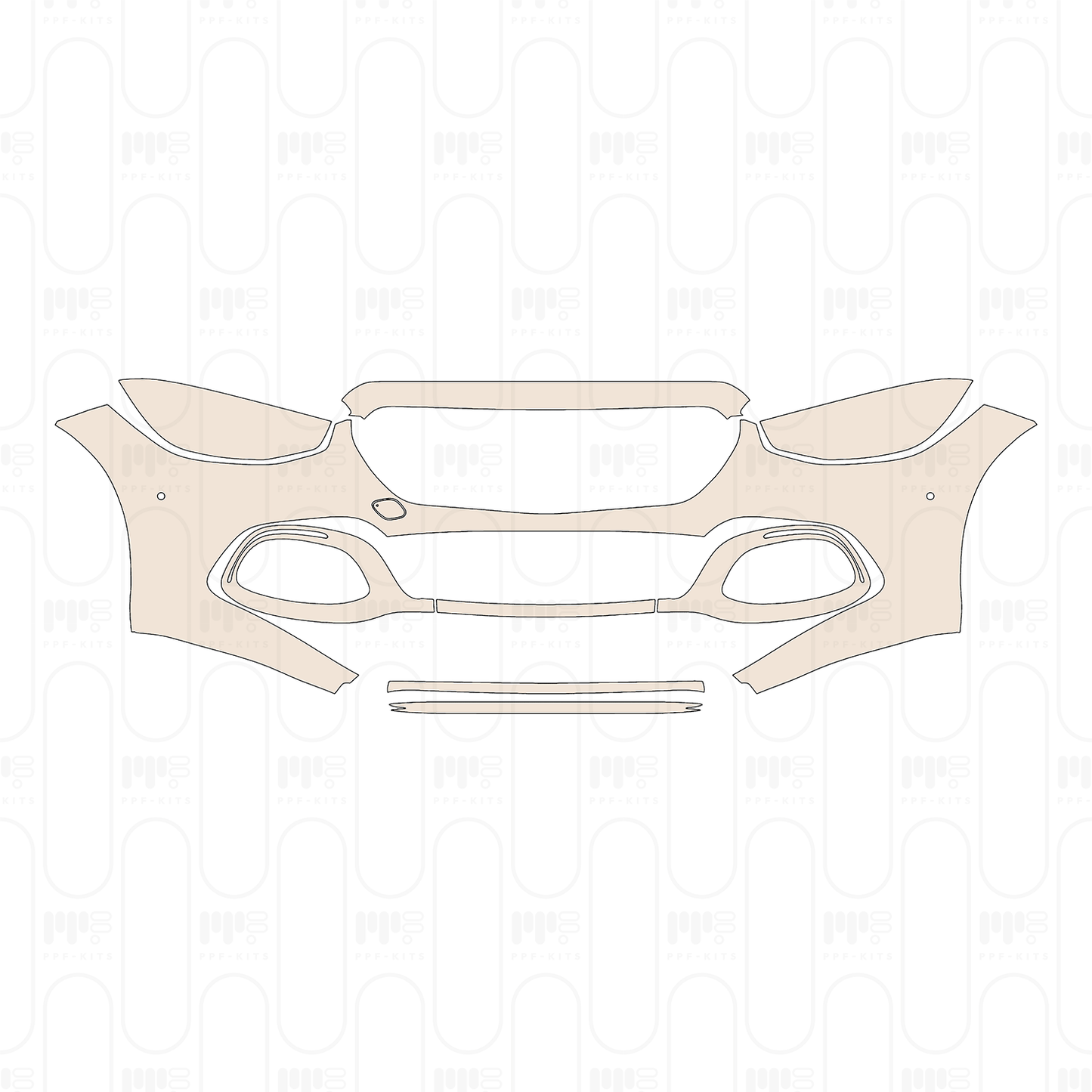 Pre-Cut PPF Mercedes-Benz Maybach S Class S580 2022