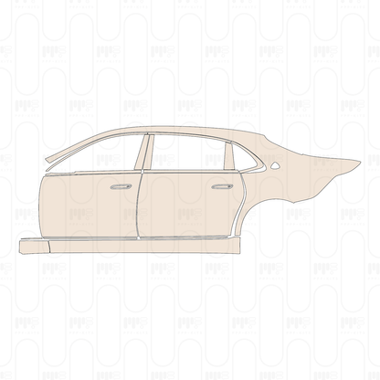 Pre-Cut PPF Mercedes-Benz Maybach S Class S580 2022