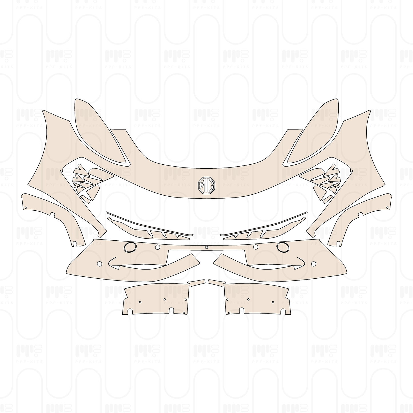 Pre-Cut PPF MG Cyberster (EU) 2024