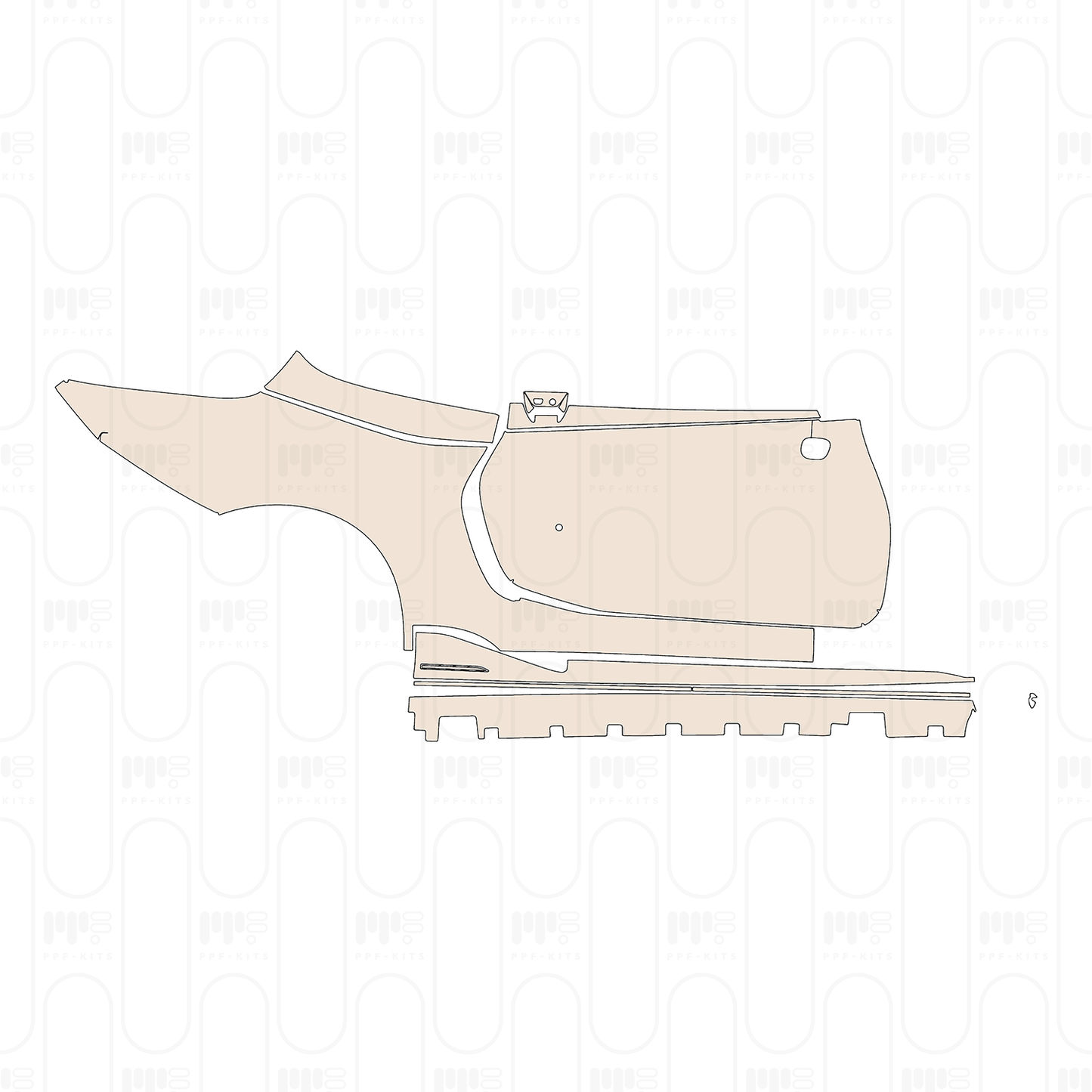 Pre-Cut PPF MG Cyberster (EU) 2024
