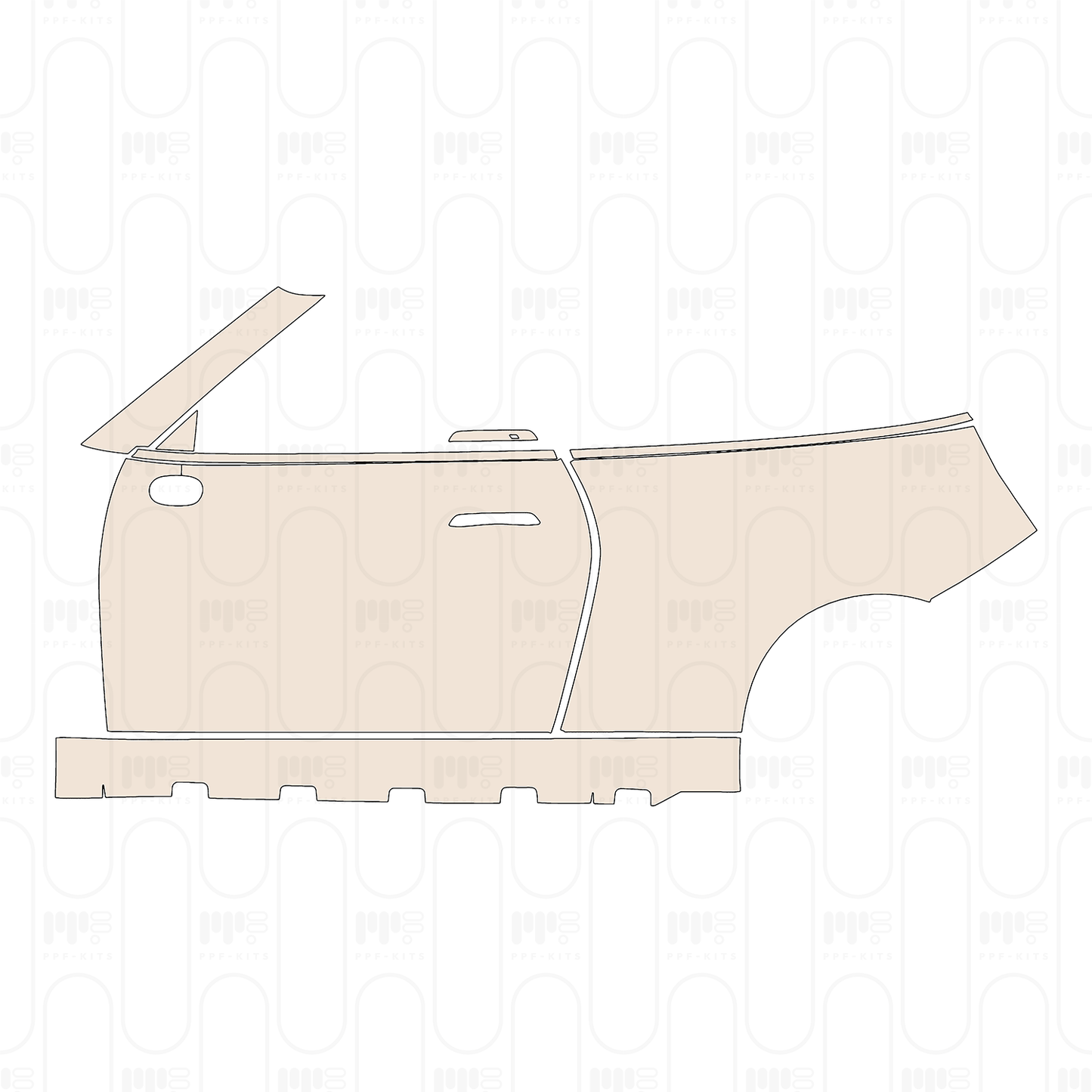Pre-Cut PPF MINI Electric MINI Cooper Base 2024
